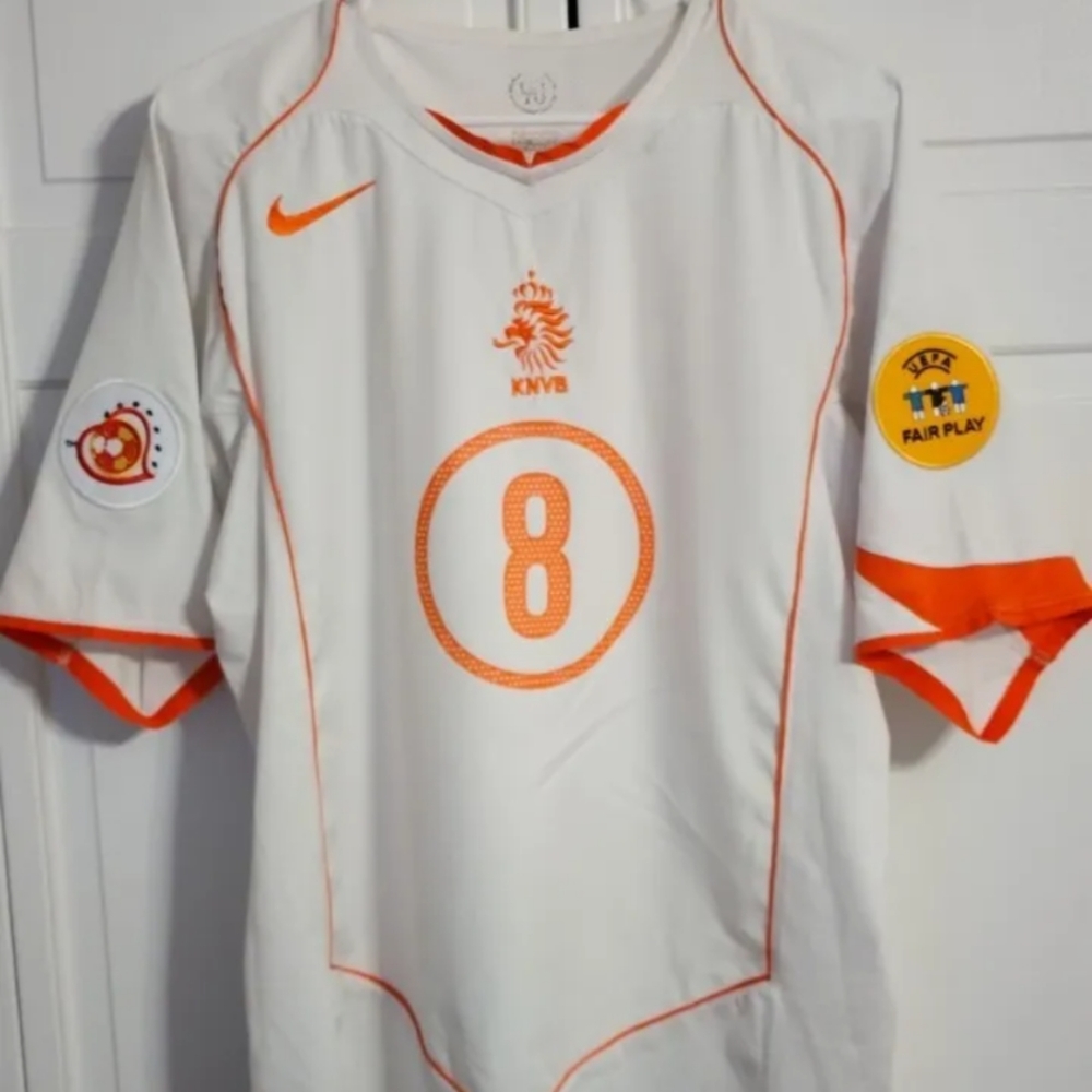 EDGAR DAVIDS HOLLAND 2004/2005 NETHERLANDS SOCCER FOOTBALL SHIRT JERSEY SIZE L